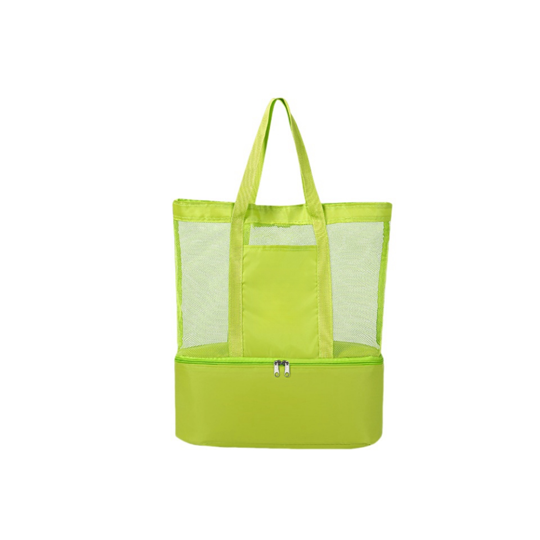 Oversized Mesh Beach Tote Bag with Wet/Dry and Cooler 7
