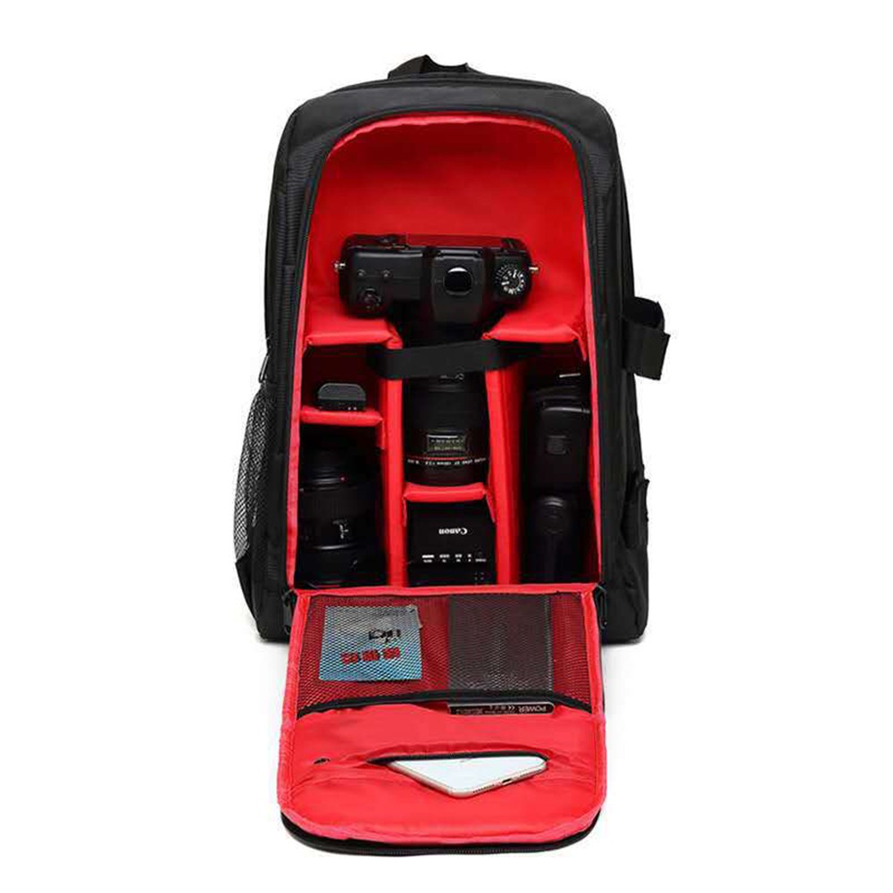 Camera Backpack Waterproof Lens Rucksack Bag