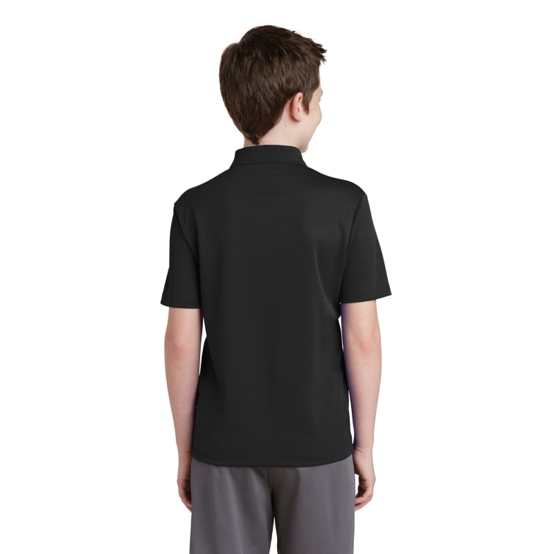 Sport-Tek Youth PosiCharge RacerMesh Polo. 8