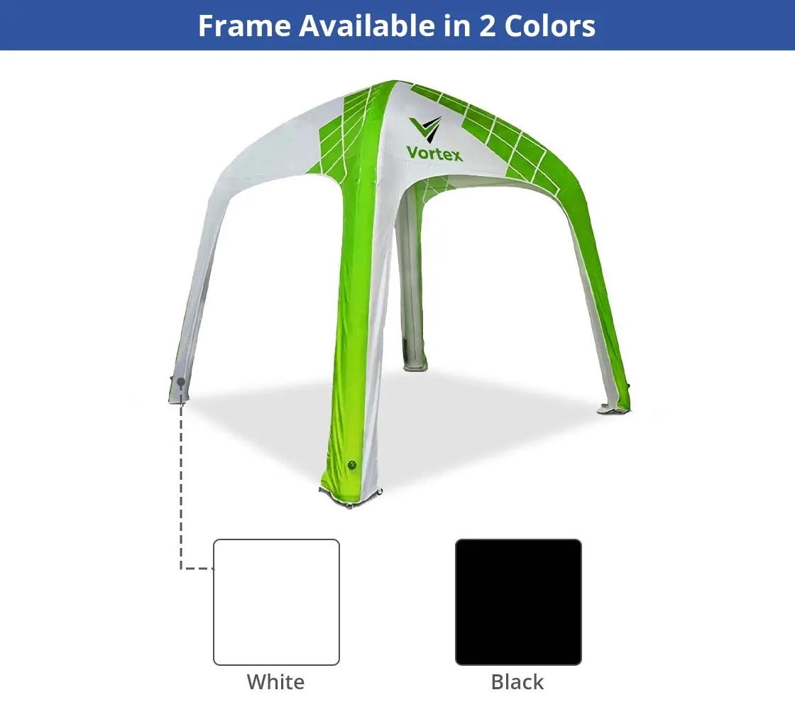 Custom Printed Inflatable Dome Tent -Design 3 (Topper+Frame) 6