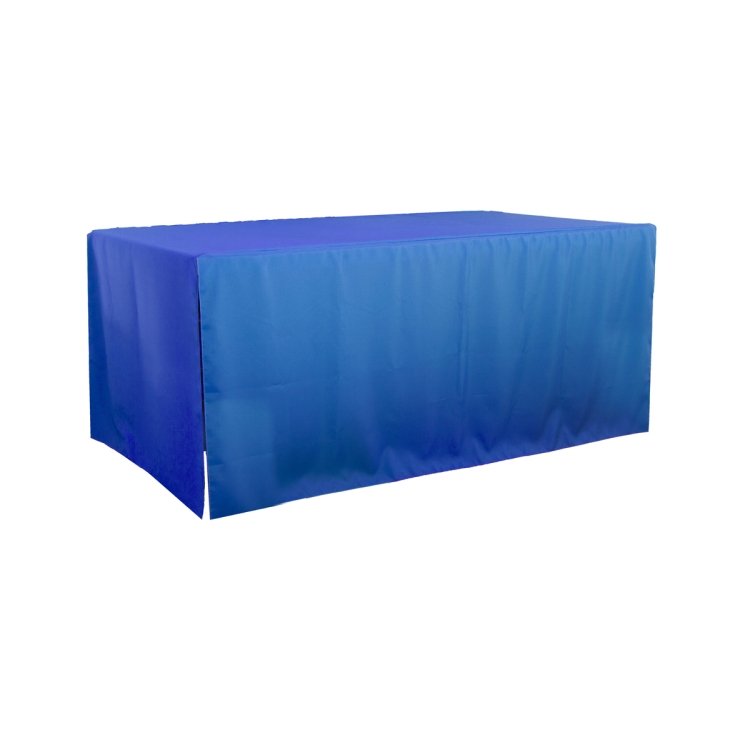 "Darley OS Eight" 3-Sided Throw Style Table Covers All Over Full Color Dye Sublimation Imprint - Fit 12