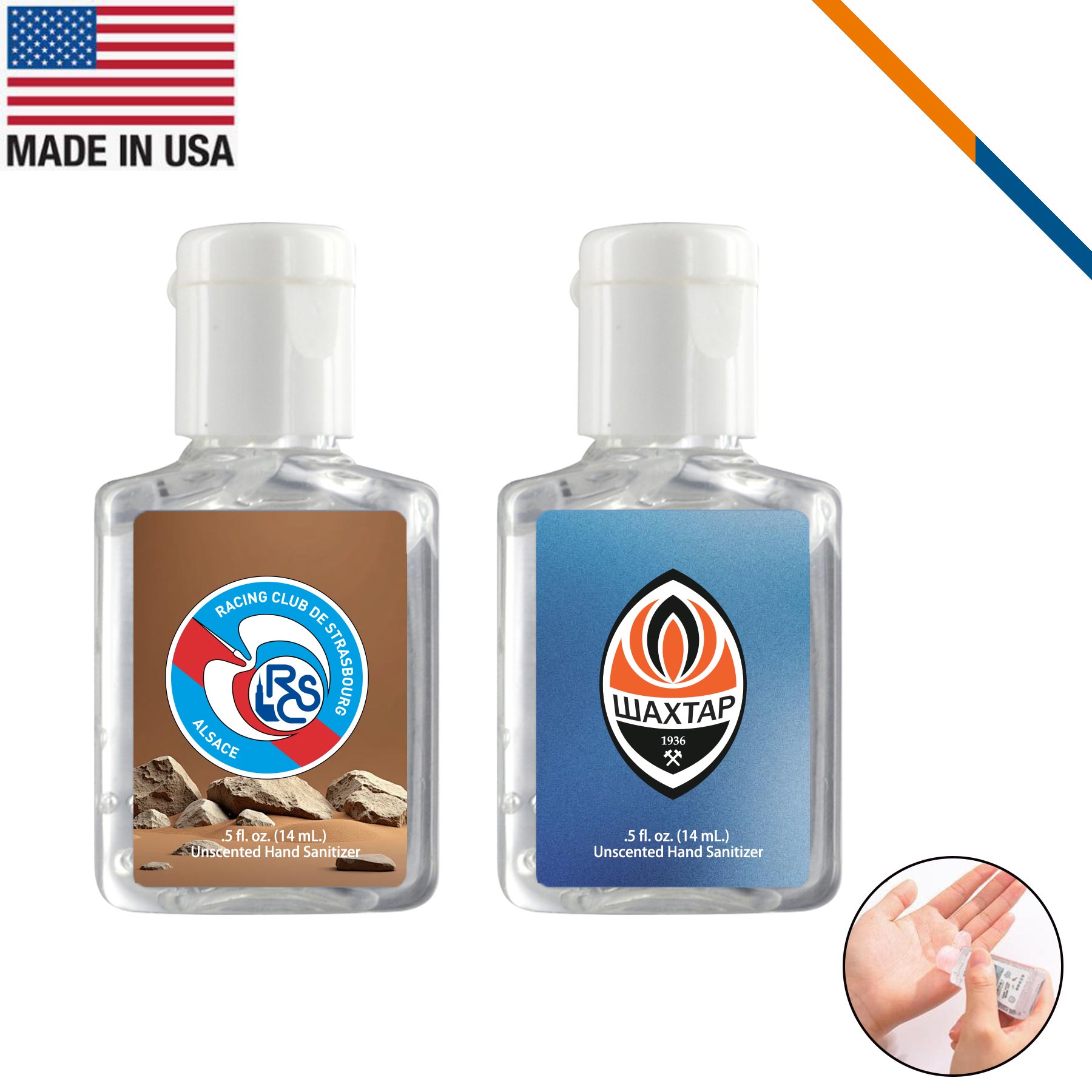 Kane Clear Sanitizer In Clear Bottle - 0.5 OZ. 2