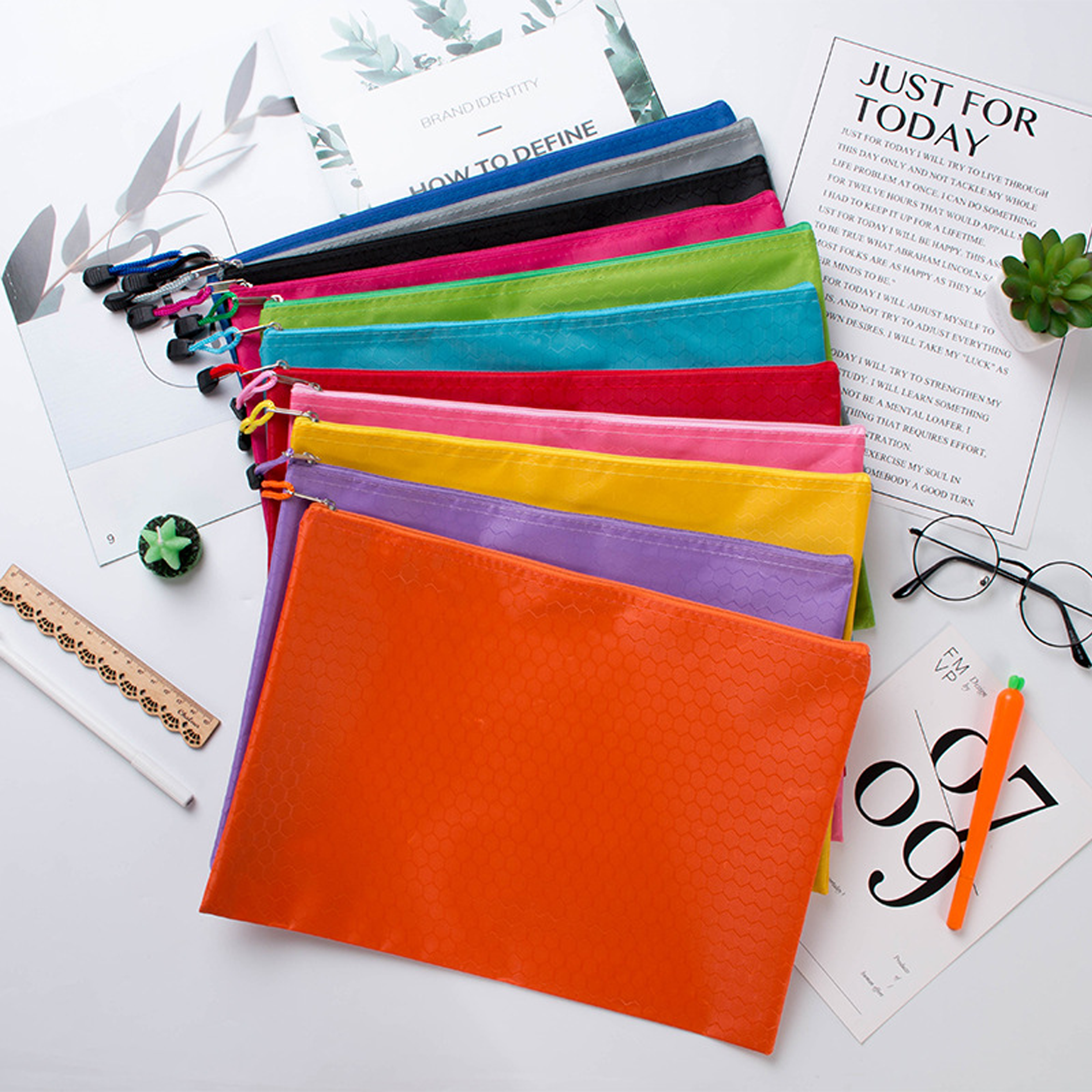 Sliding Zipper Storage Stationery Bag 2