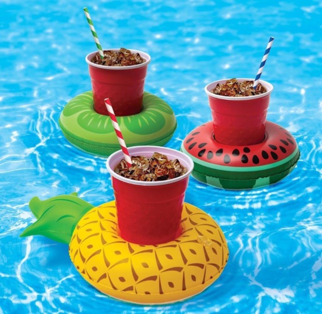 Fruit Shape Inflatable Coasters/Drink Holder 2