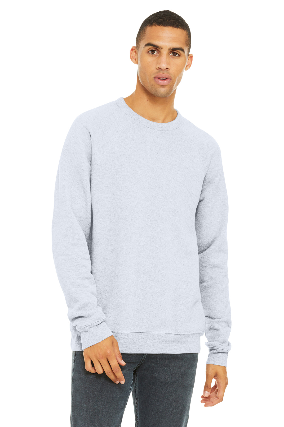 BELLA+CANVAS Unisex Sponge Fleece Raglan Sweatshirt. BC3901 17
