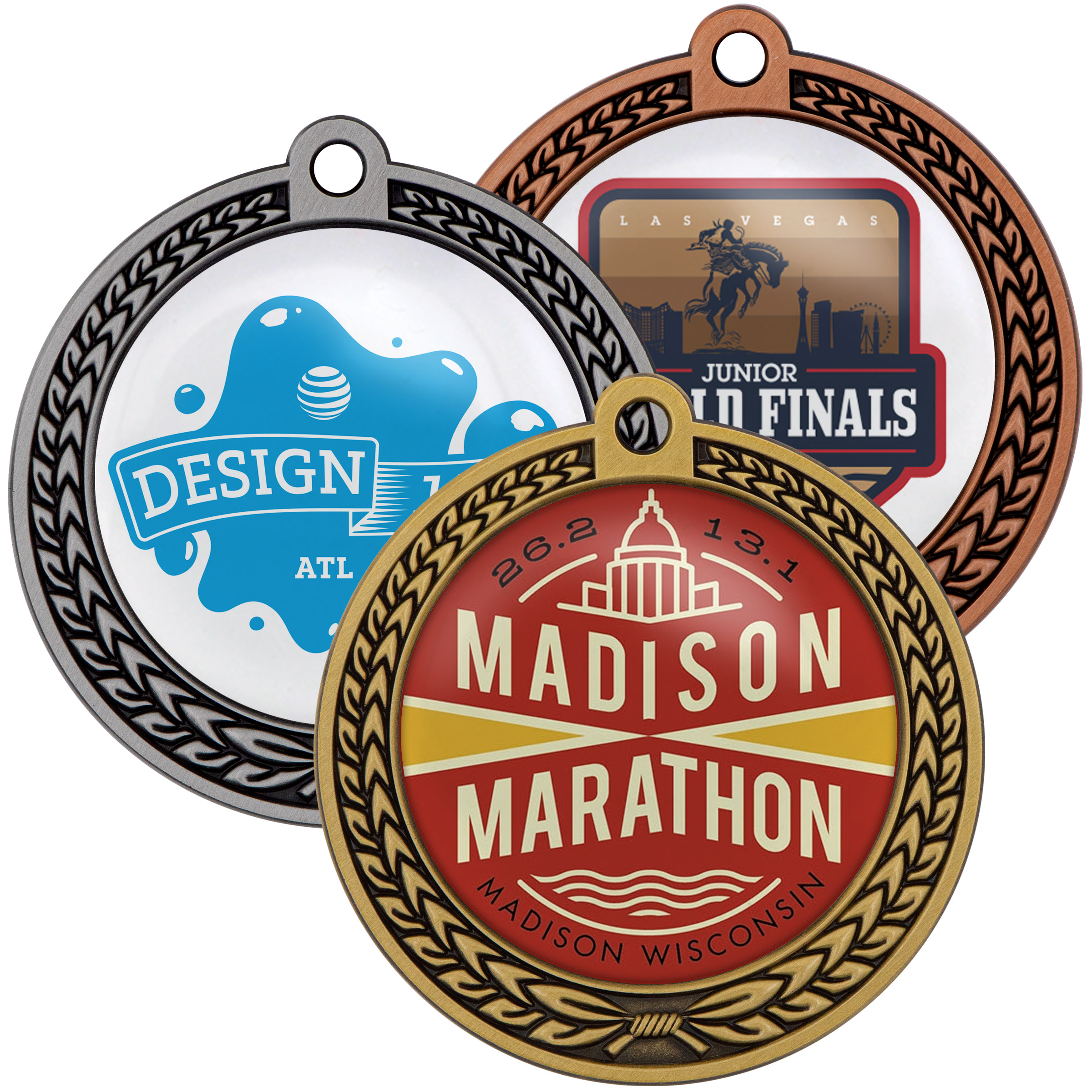 Speed Medal – 2.5" 3D Wreath 10