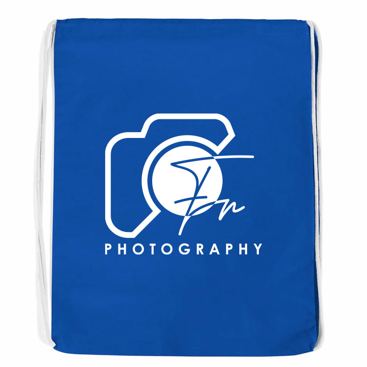 Colored Cotton Sports Pack, custom drawstring bag with logo imprint 26