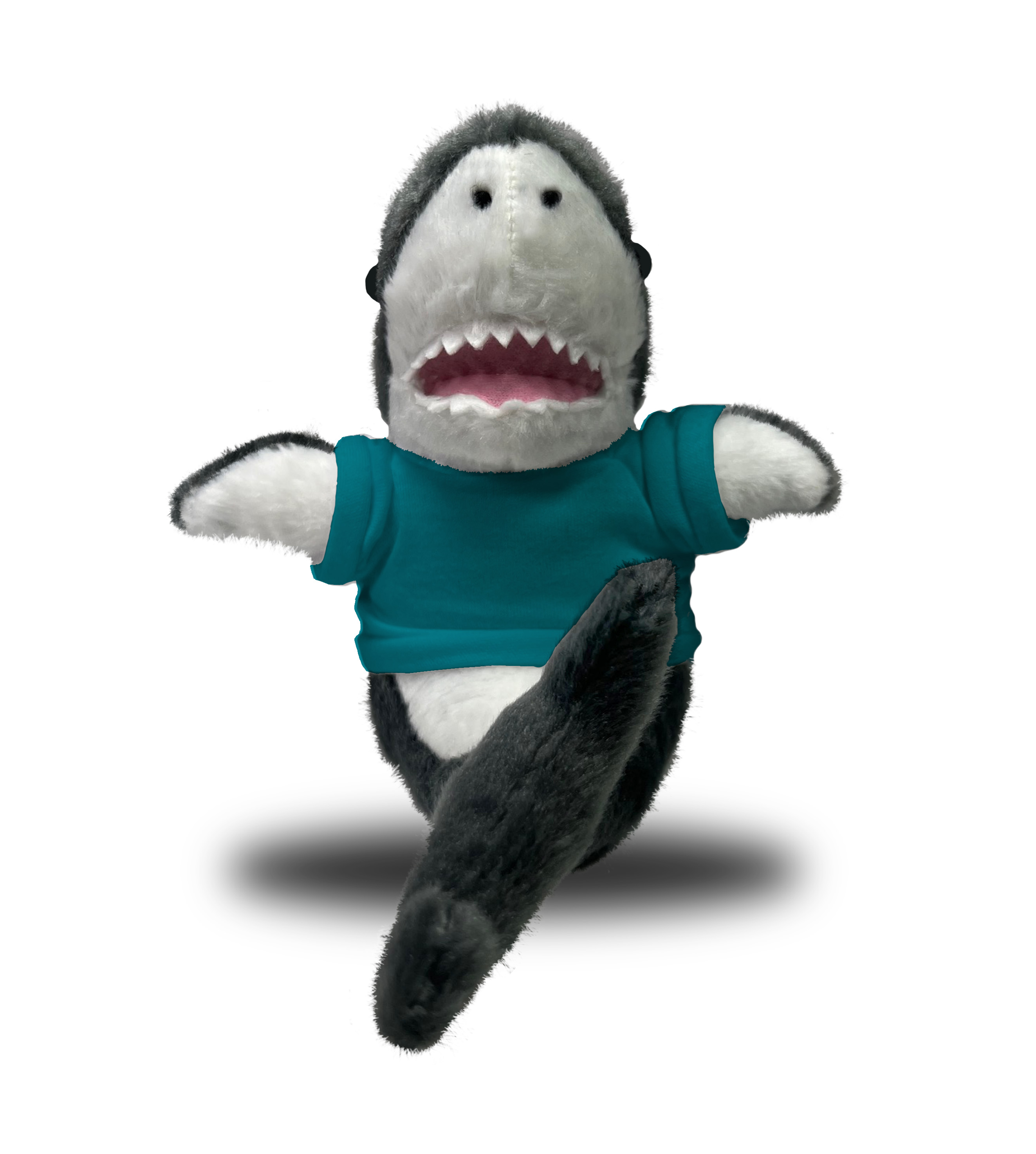 Plush Sitting Great White Shark 8