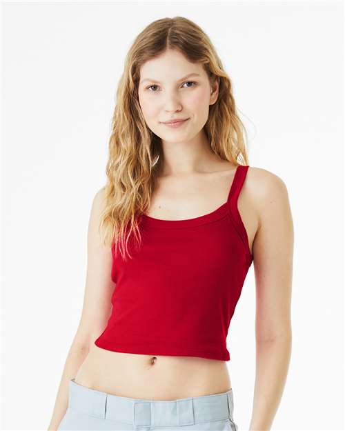 Women's Micro Rib Spaghetti Strap Tank - 1012 43