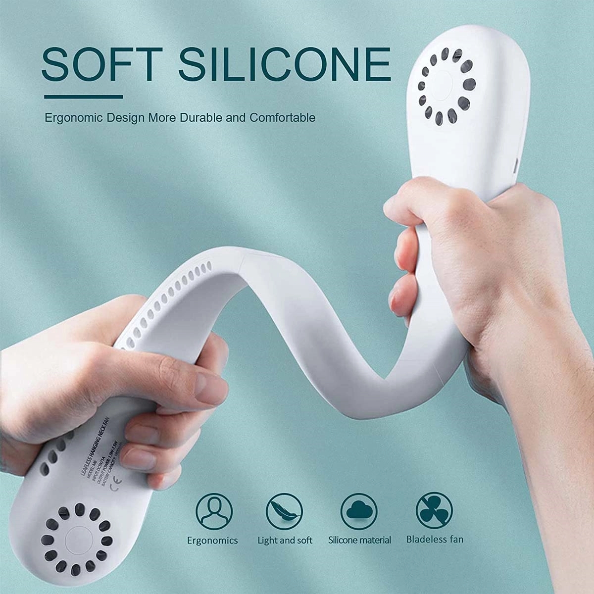 Rechargeable Neck Fan 3