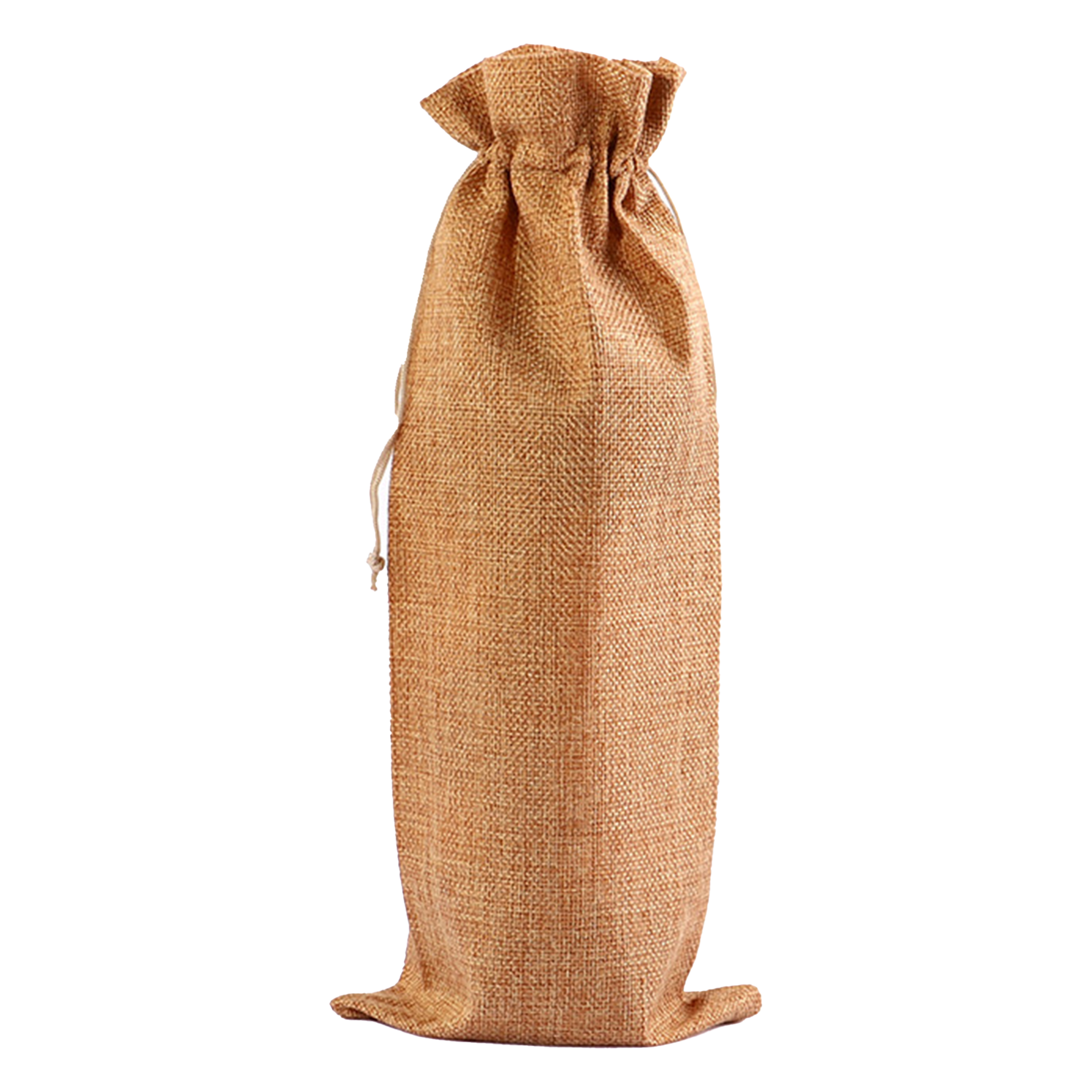 Jute Drawstring Drawstring Red Wine Bag 9
