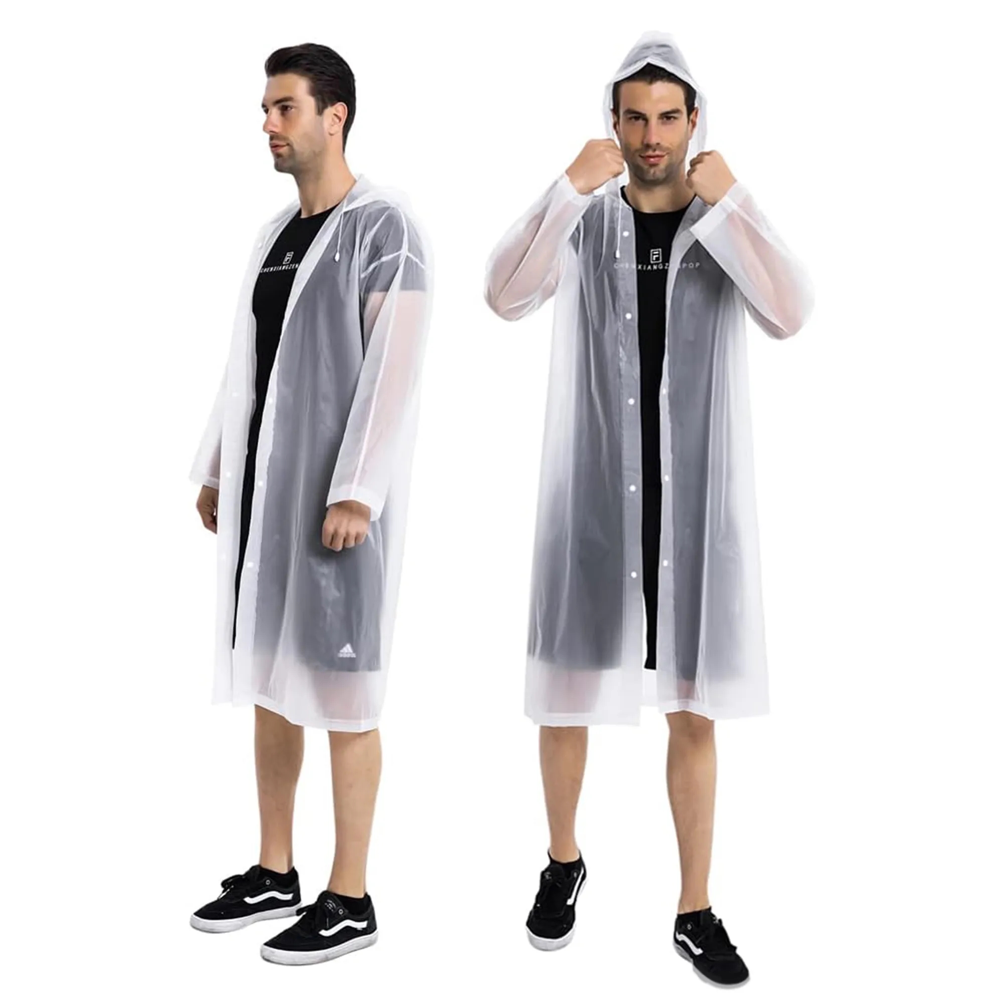 Unisex EVA Thickened Rain Poncho 7