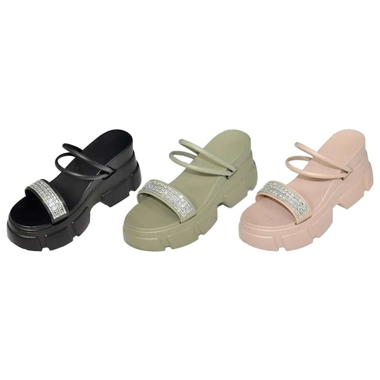 Jewel Platform Wedges - Assorted 2