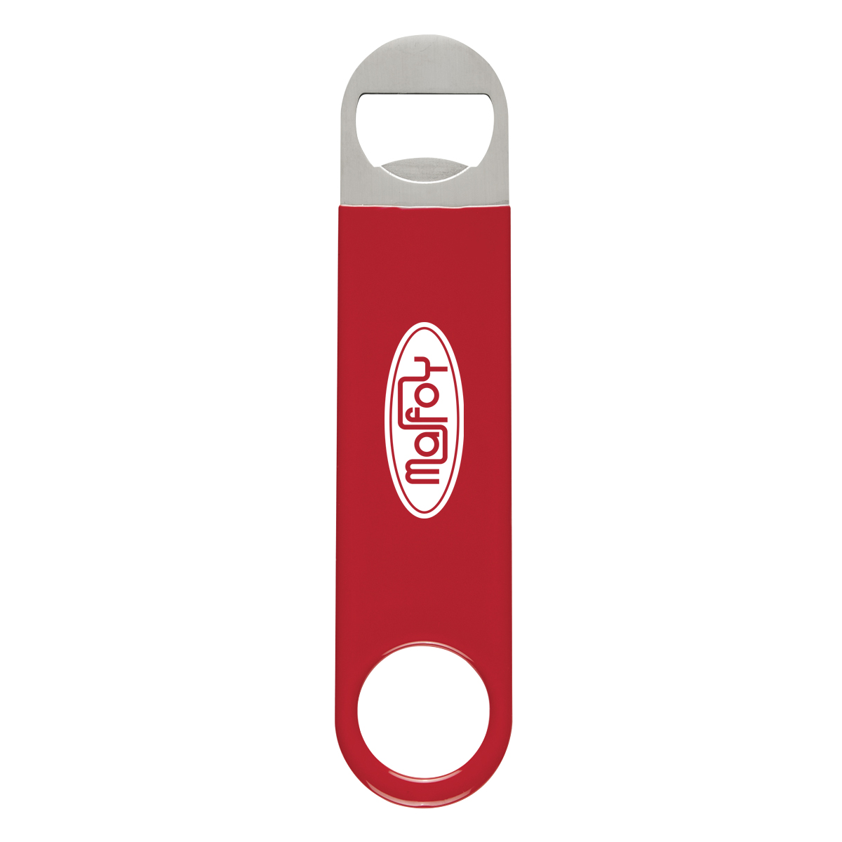 Large Vinyl Coated Stainless Steel Bottle Opener 2