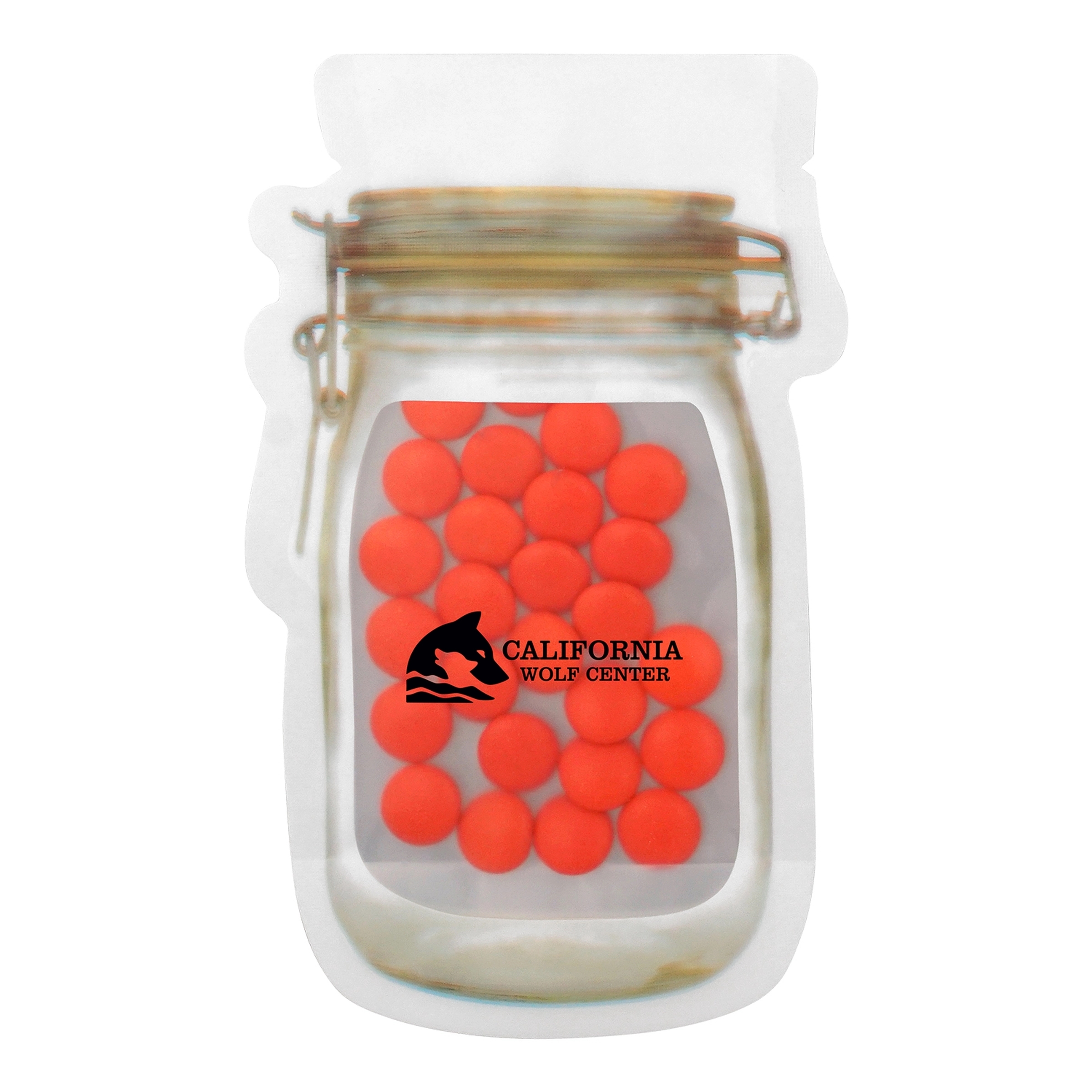 MASON JAR BAG OF PRINTED CANDY 7