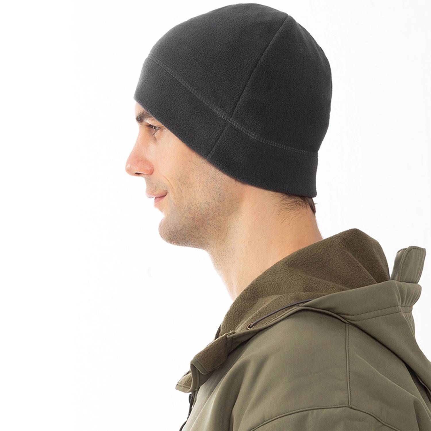 Winter Windproof Fleece Beanie Cap 11