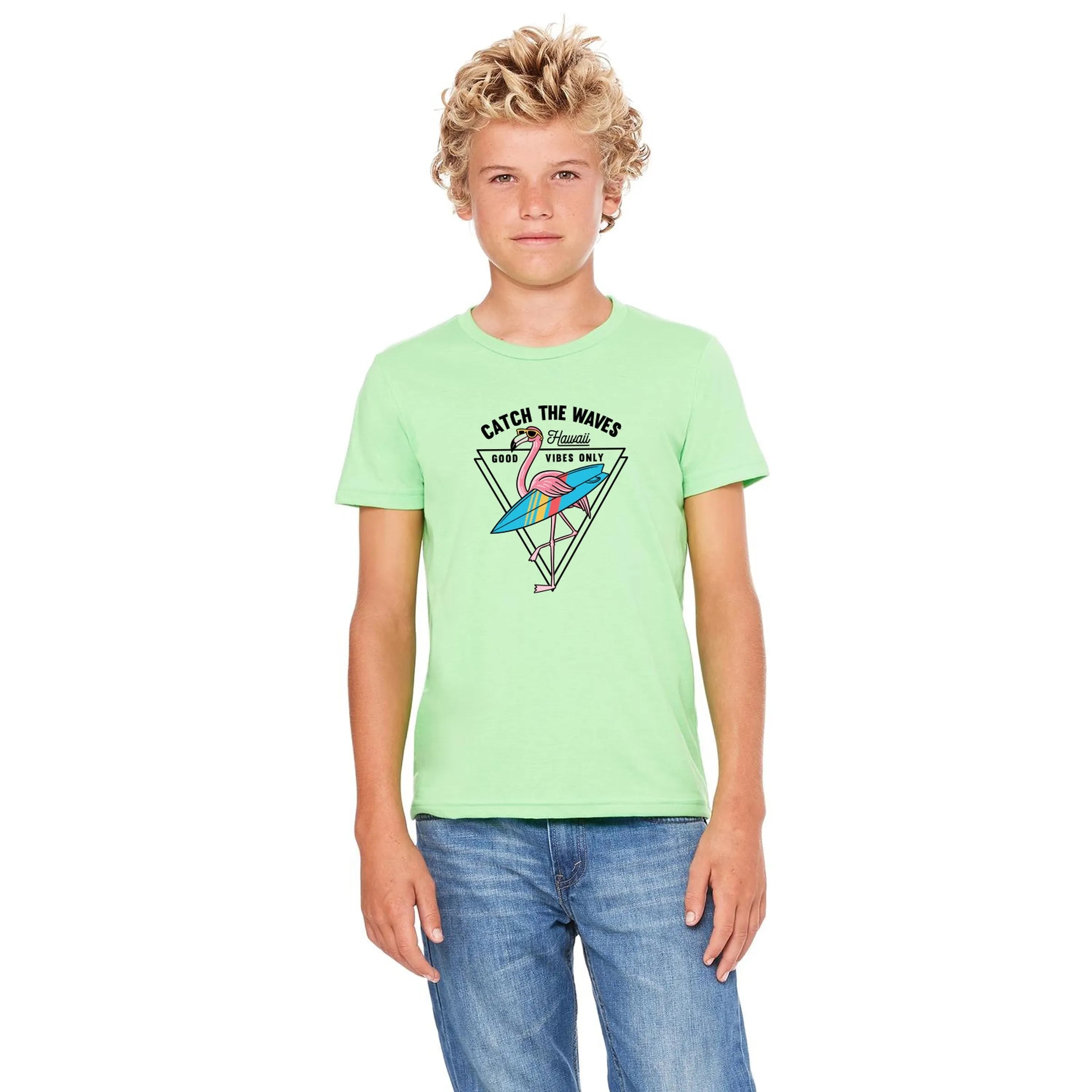 Bella + Canvas Youth Jersey Short-Sleeve T-Shirt 4
