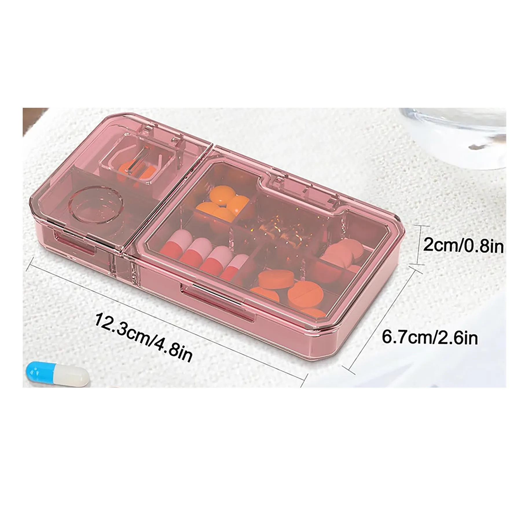 Translucent Pill Organizer 3
