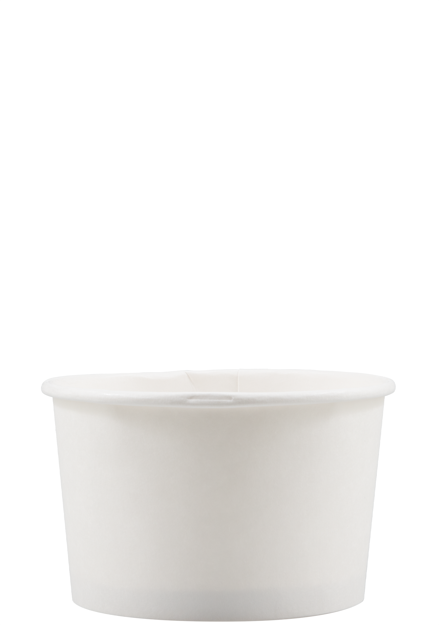 8 oz Food Container Paper White Tradition Print 2