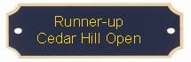1" x 3-1/4" Engraved Perpetual Plate with Gold Border 1