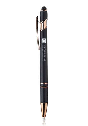 Majesty Stylus Pen with Rose Gold Trim 3
