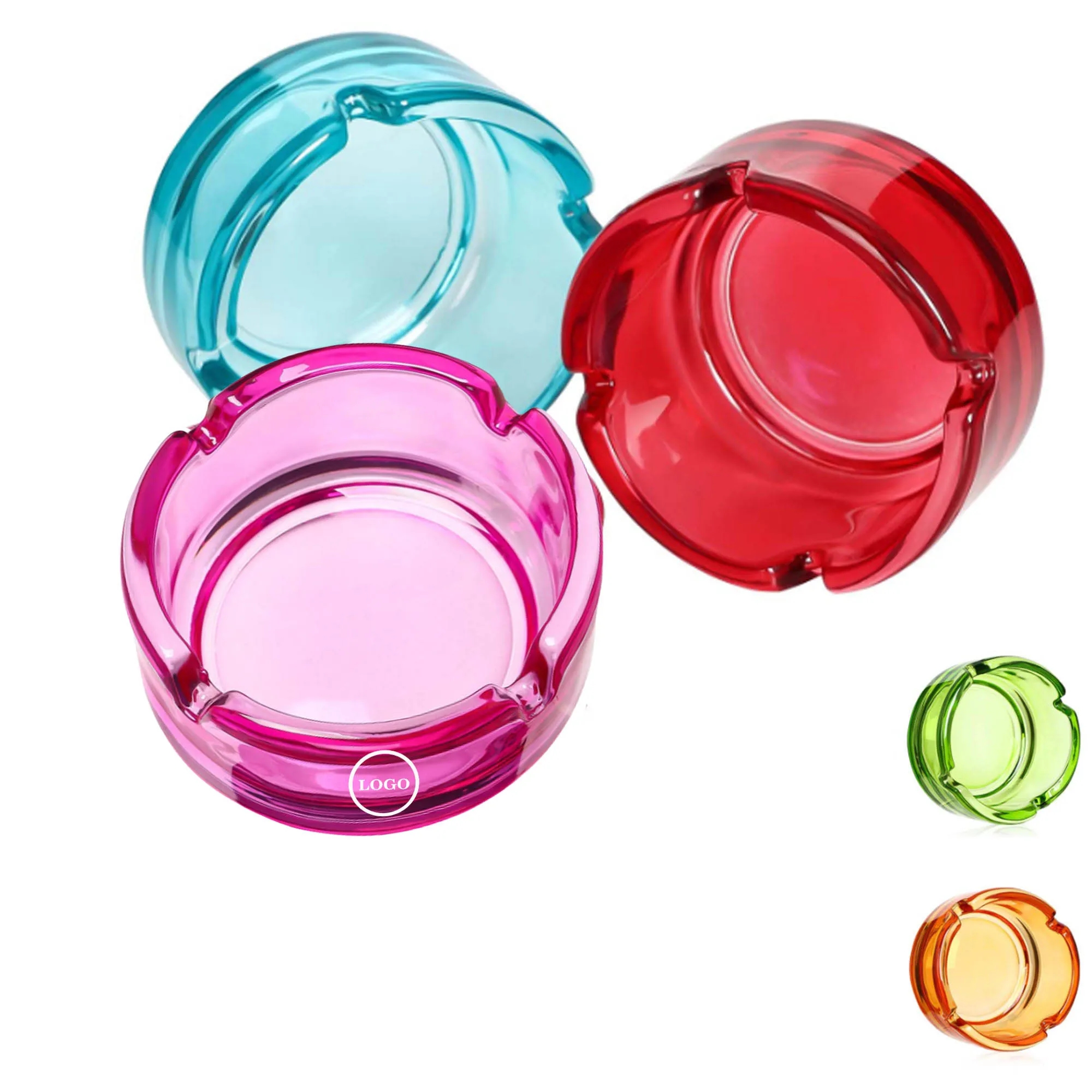 Colorful Glass Ashtray 3