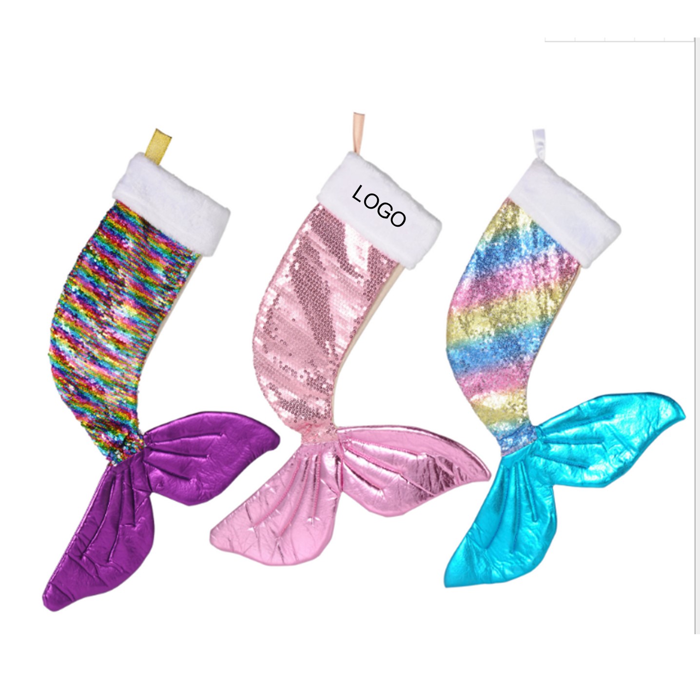 Mermaid Christmas Stockings 1