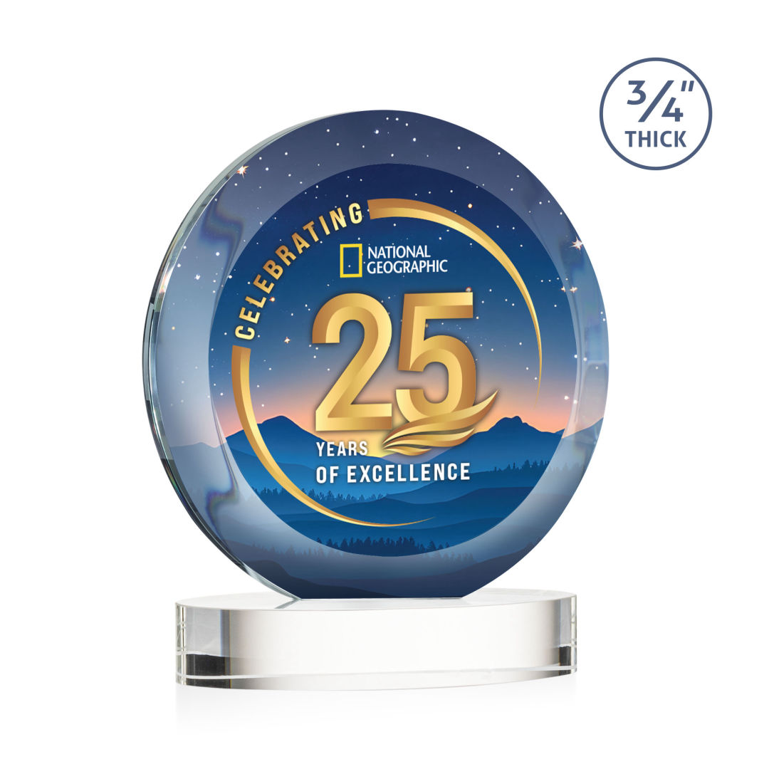 Gibralter Vividprint™ Award on Alberton Base - Clear 2