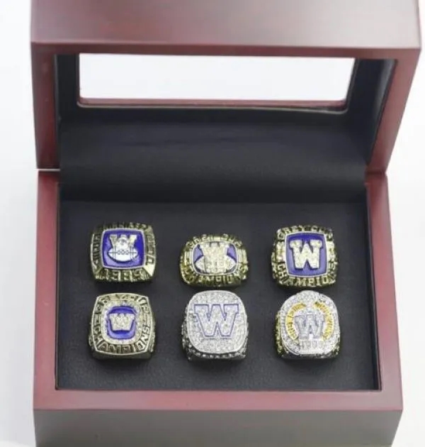 Winnipeg Blue Bombers Gray Cup Championship Rings Collection 3