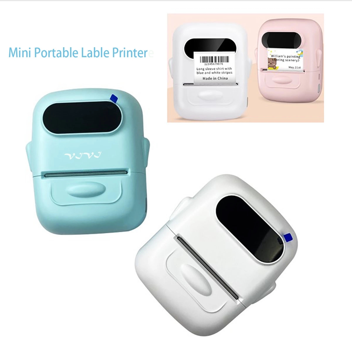 Pocket Thermal Printer With 1 Rolls Paper 1