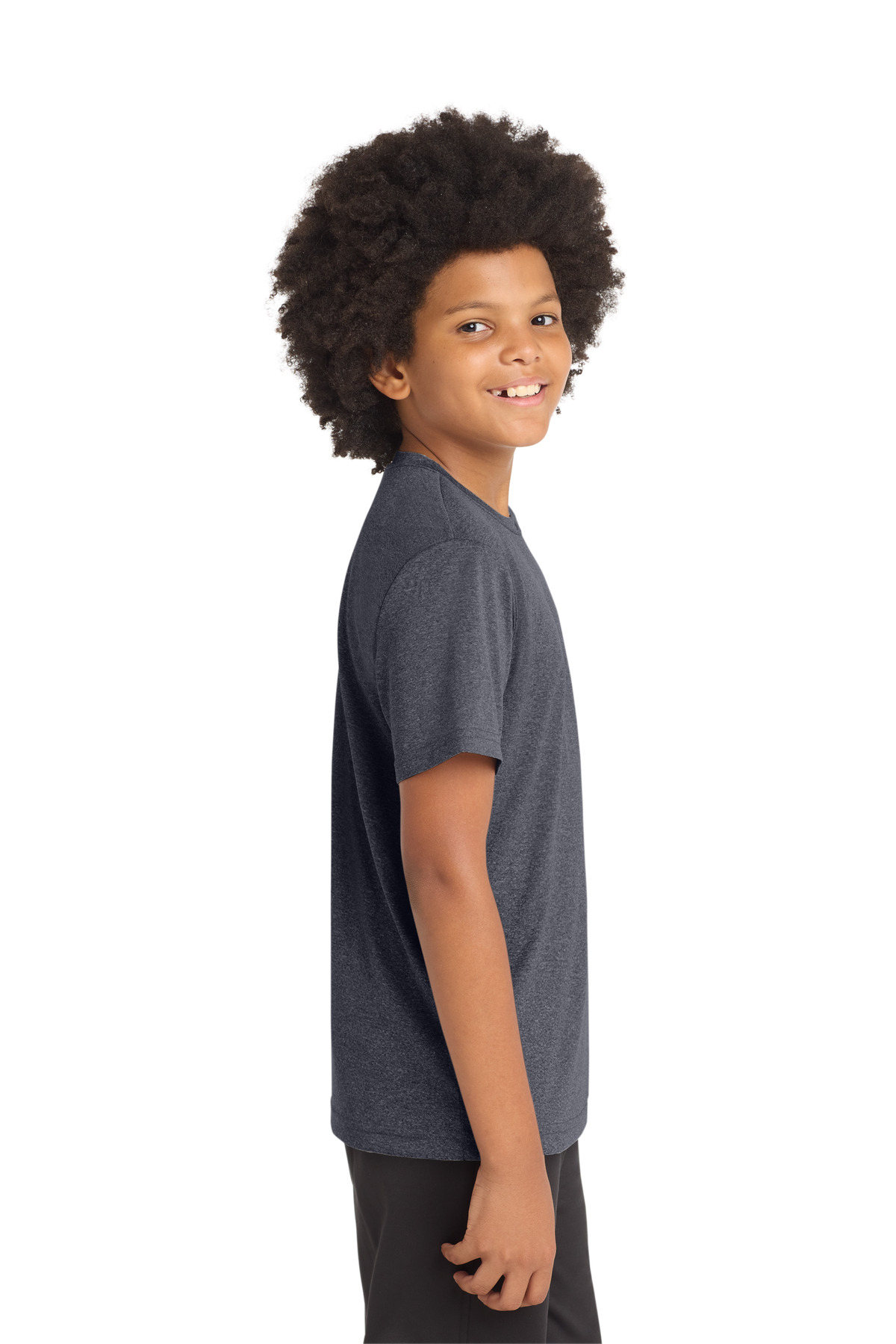 Sport-Tek Youth Heather Contender Tee. YST360 12