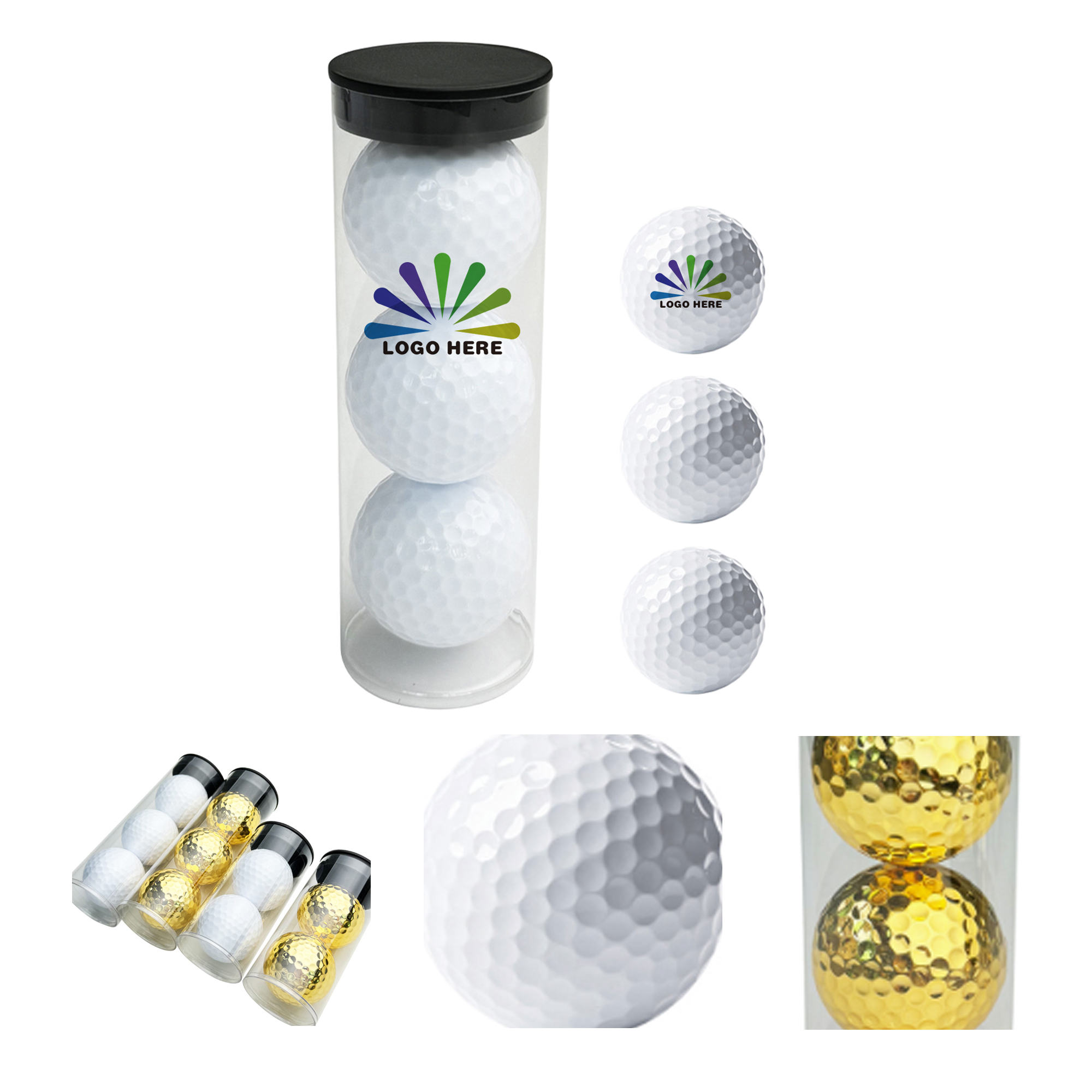 MOQ50 Golf Gift Ball Set with Custom Logo for Promotions 1