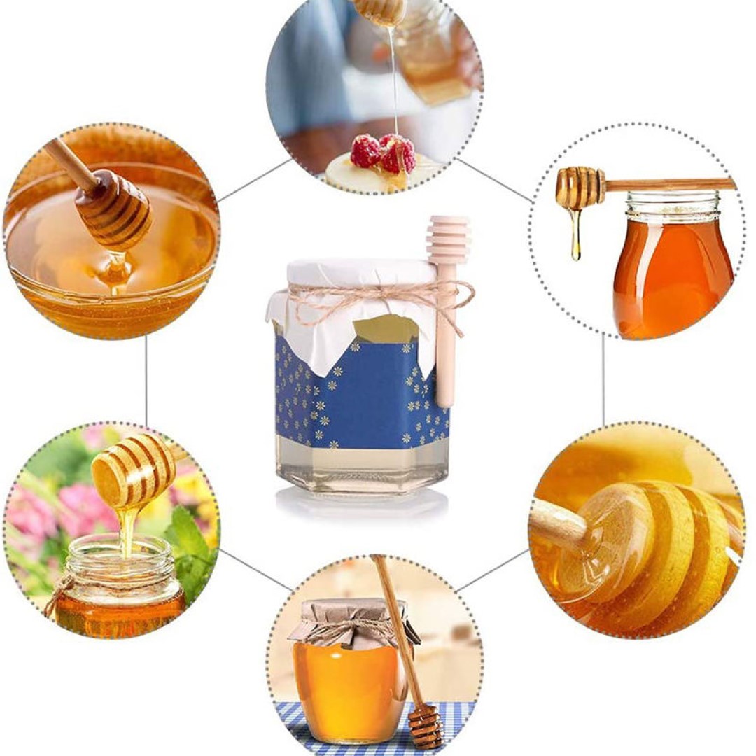Wooden Honey Dipper Sticks 3