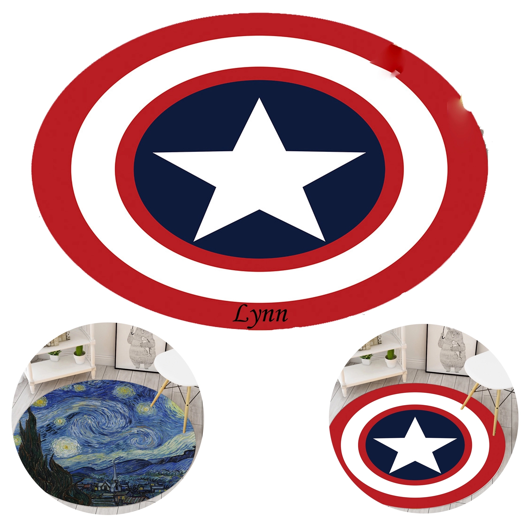 Round Rubber Floor Mat 2