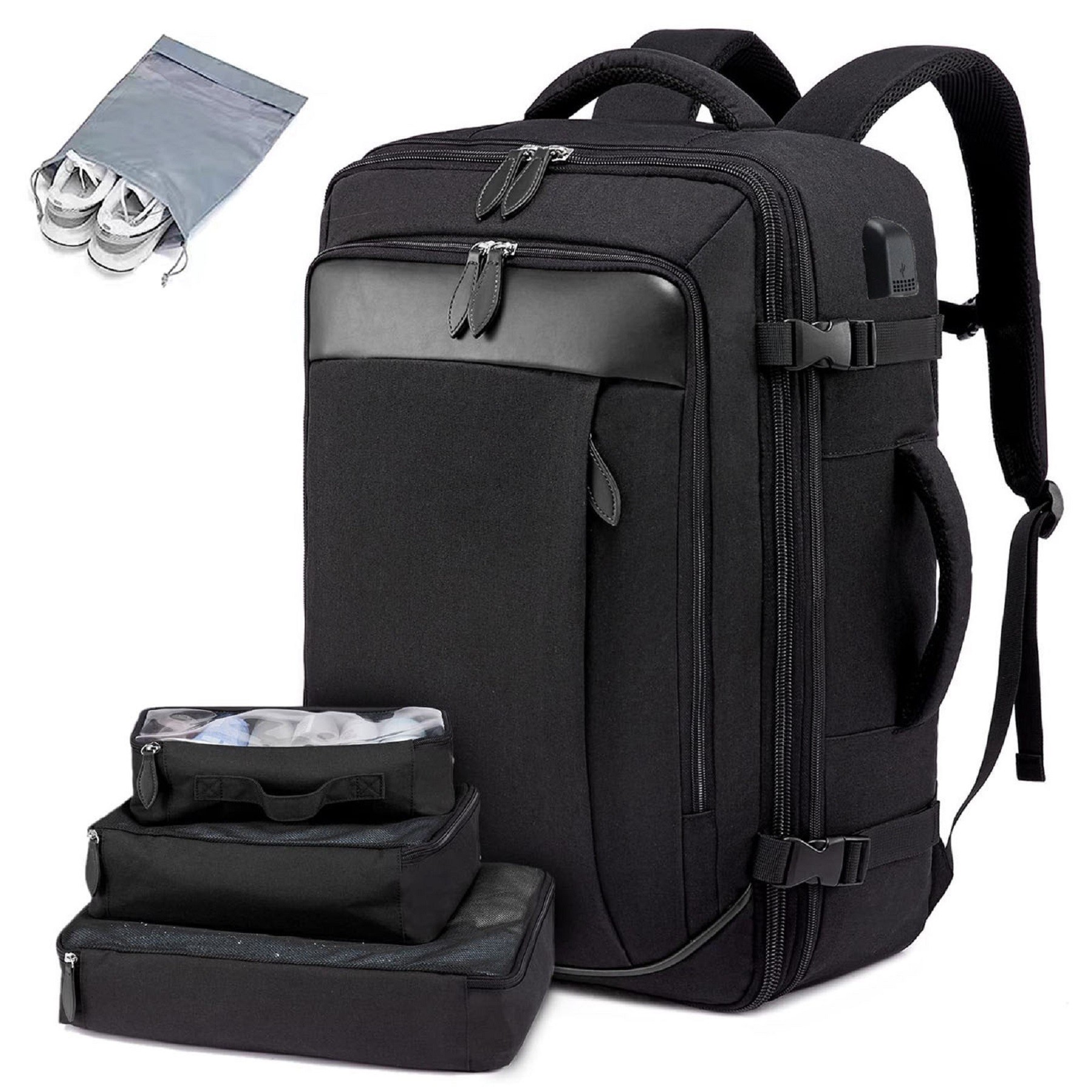 5 Pack Extra Large 40L Flight Approved Travel Backpack 3