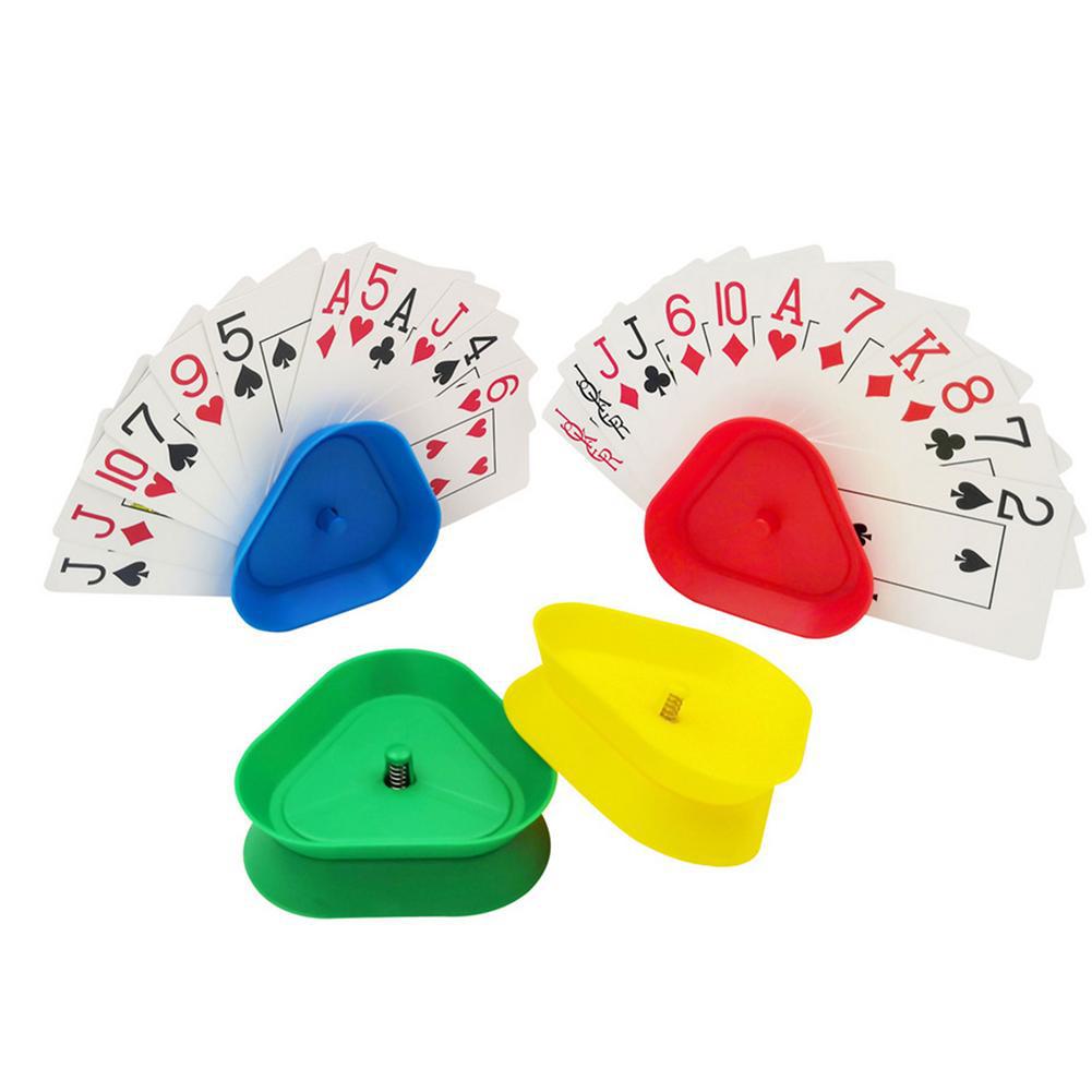Triangle Shaped Hands-Free Playing Card Holder 2