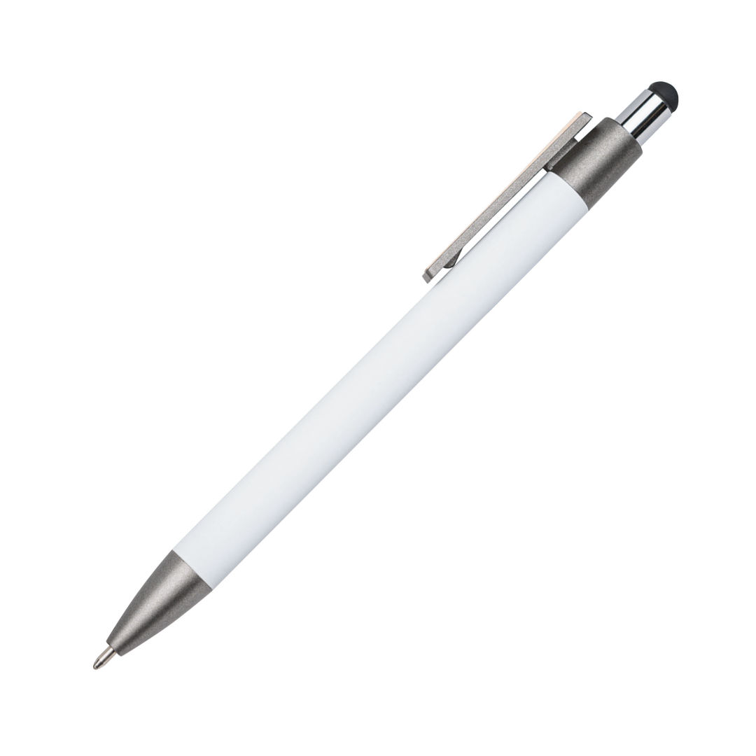 Hughes Metal Pen w/Wood Clip & Black Refill 8