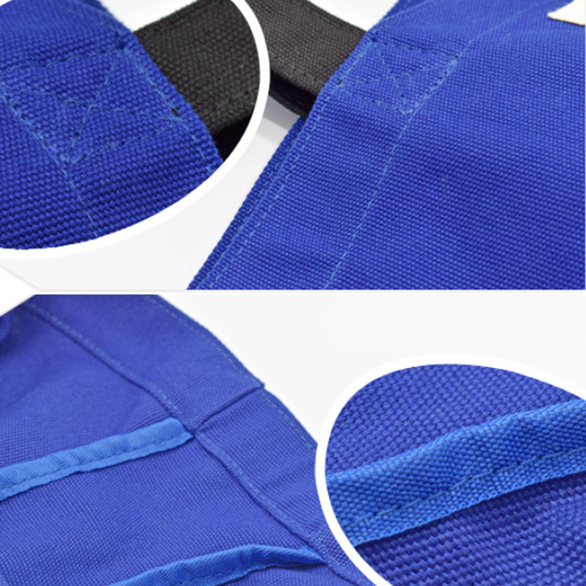 Blue Canvas Large Capacity Tote Bag 4