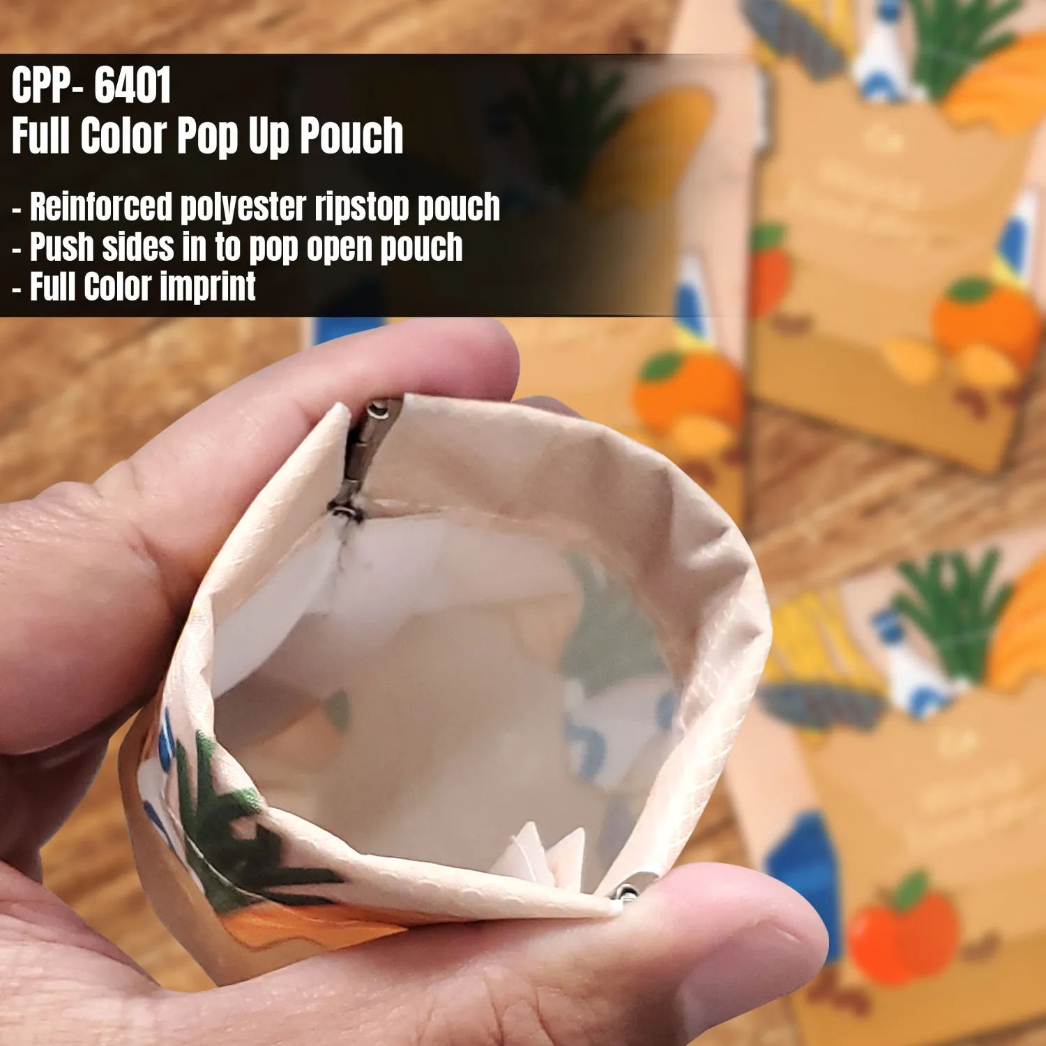Full Color Pop Up Pouch 3