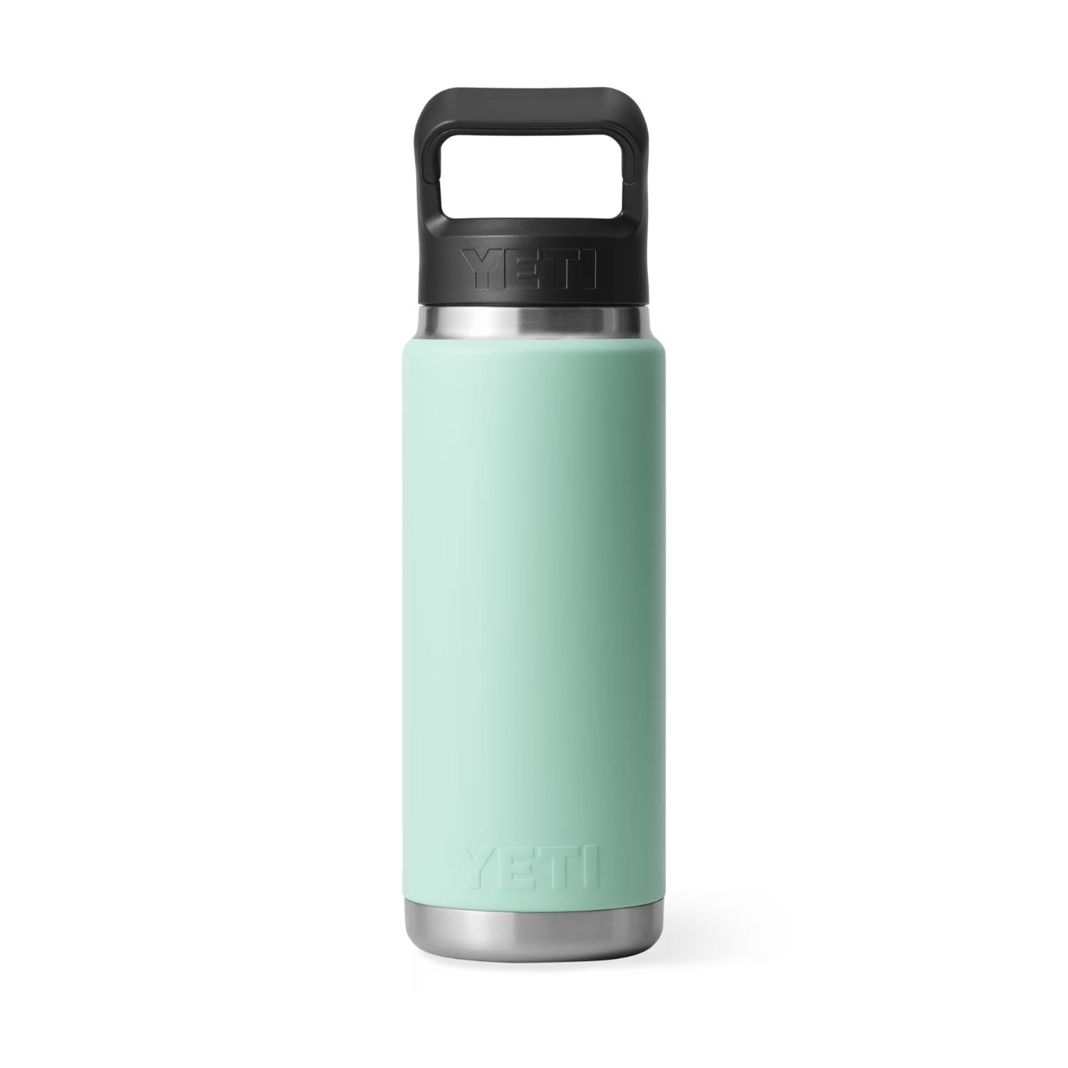 26 Oz YETI® Rambler Stainless Steel Insulated Water Bottle w/  Straw Cap 1