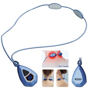 Lanyard Controlled Electric Pulse Neck Massager With Magnetic Electrode Pads 15