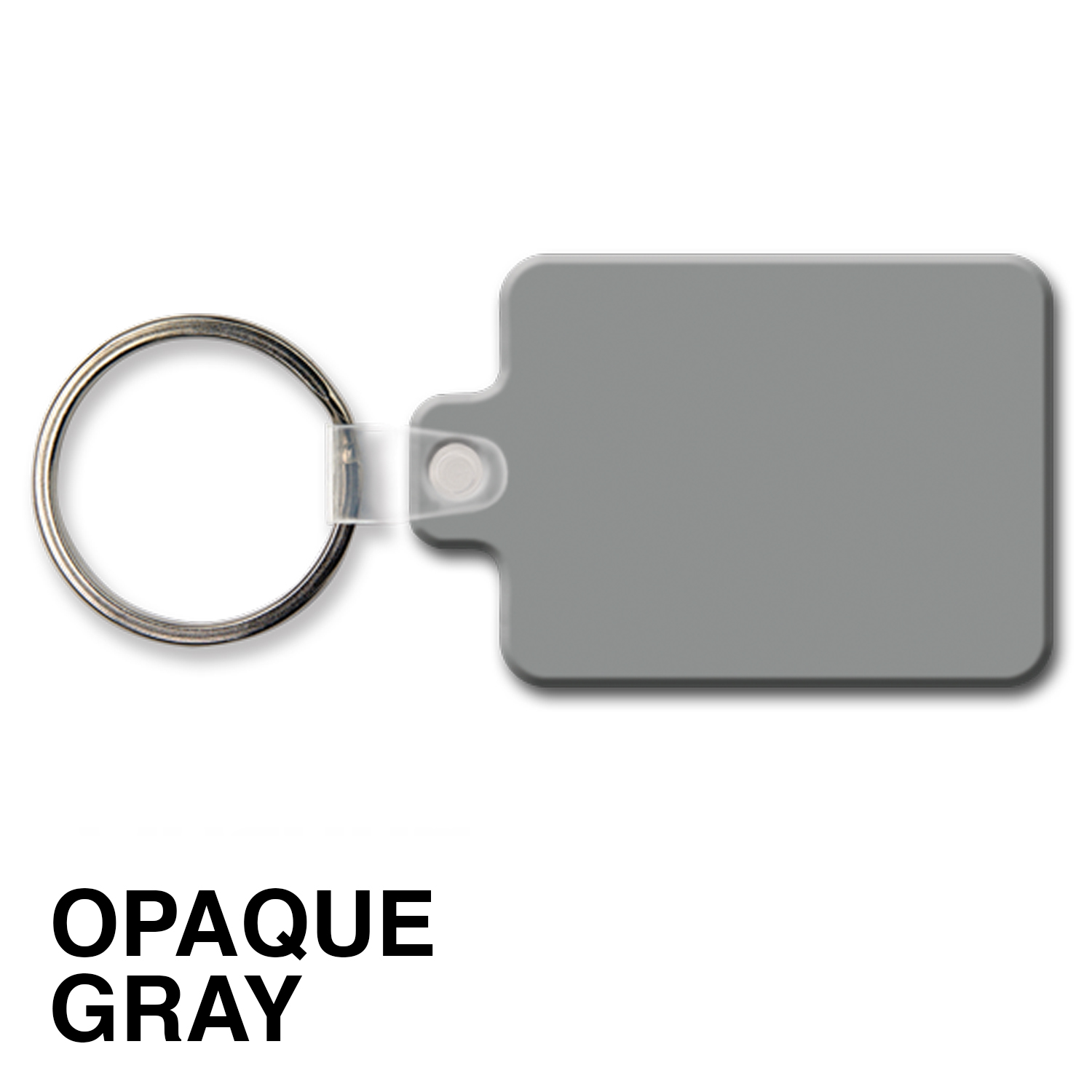 Medium Rectangle Key Tag w/Round Corners & Tab 3