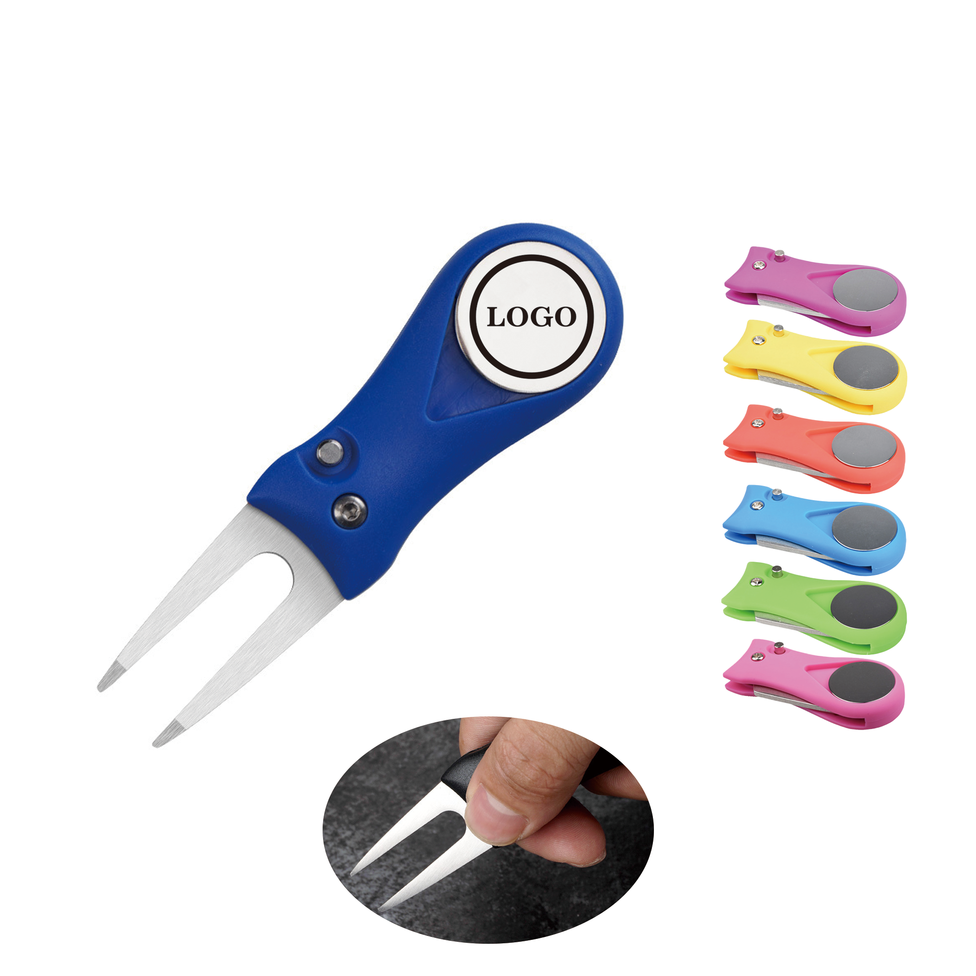 Foldable ABS Golf Divot Tool 2
