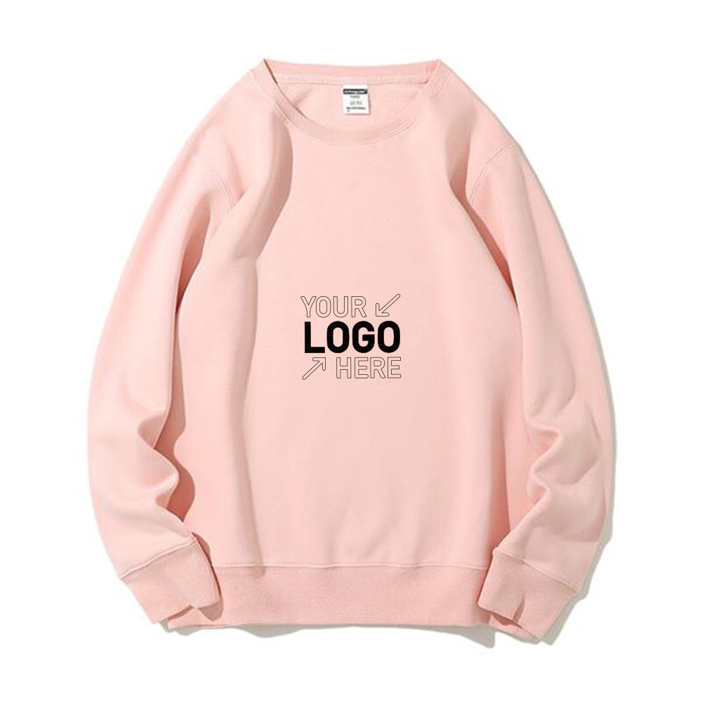 Crewneck Cotton&Polyester Fleece Sweatshirts, custom hoodie or sweatshirt with logo imprint 3