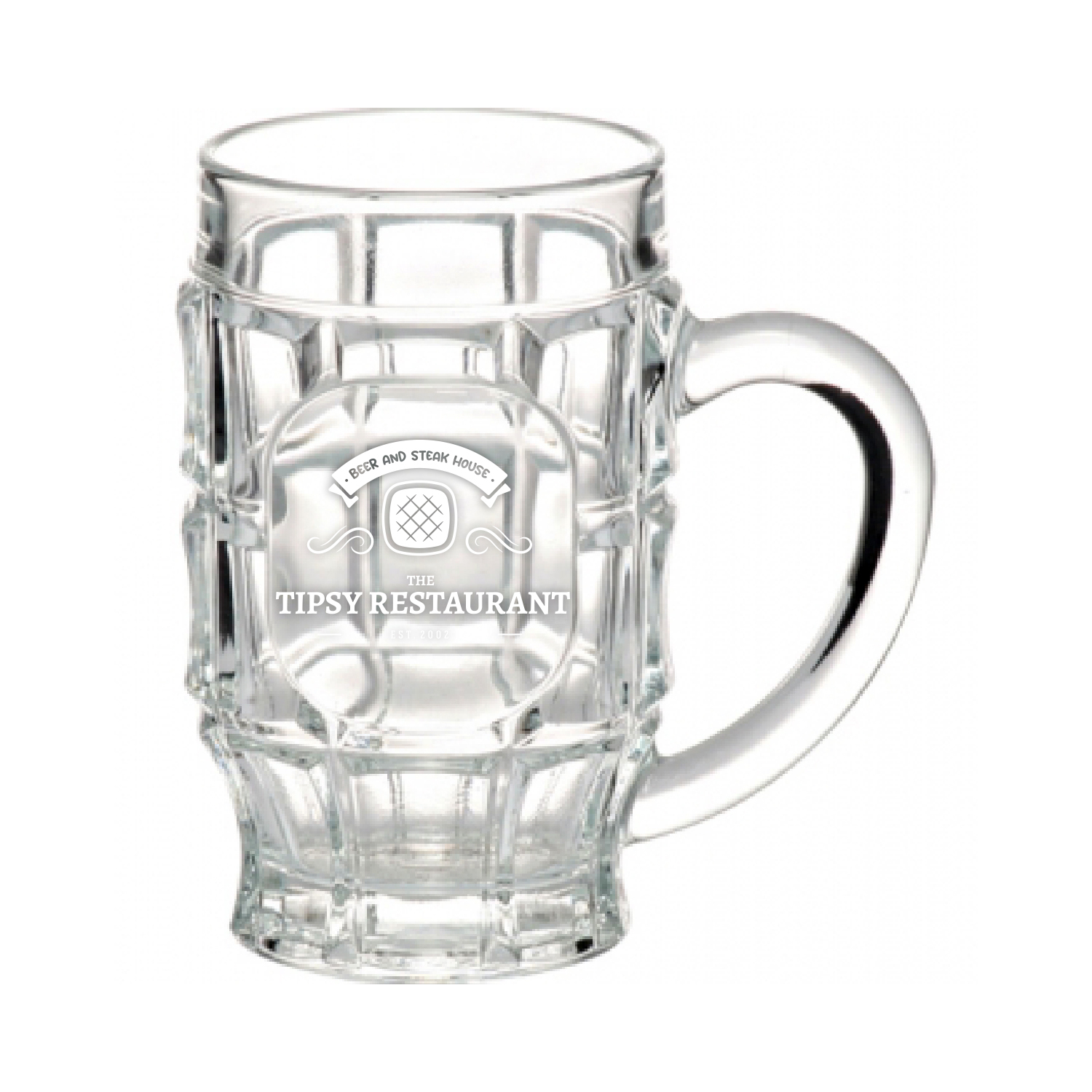 17.75 oz. Beer Garden Glass Mug (Engraved Imprint) 12