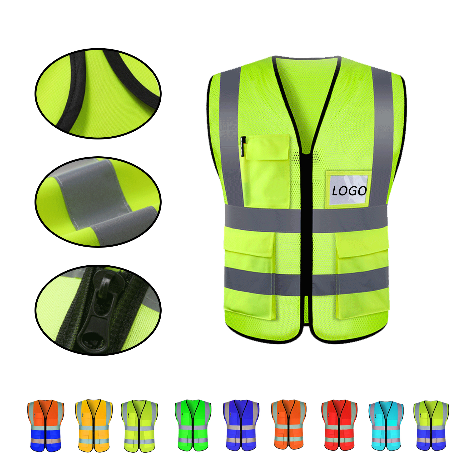 MOQ50 High Visibility Safety Reflective 3