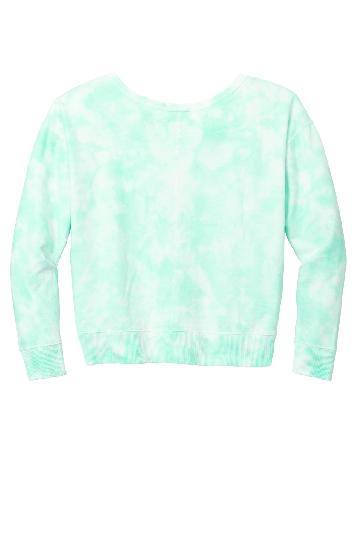 Port & Co Women's Beach Wash Cloud Tie-Dye V-Neck Sweatshirt LPC140V 23
