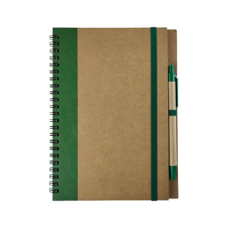 A5 Spiral Notebook & Pen 7