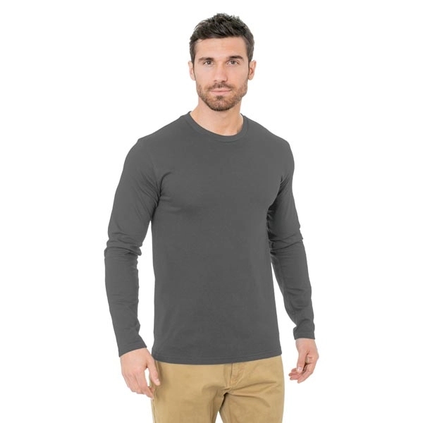Apparel Unisex Fine Jersey Long Sleeve Crew 5