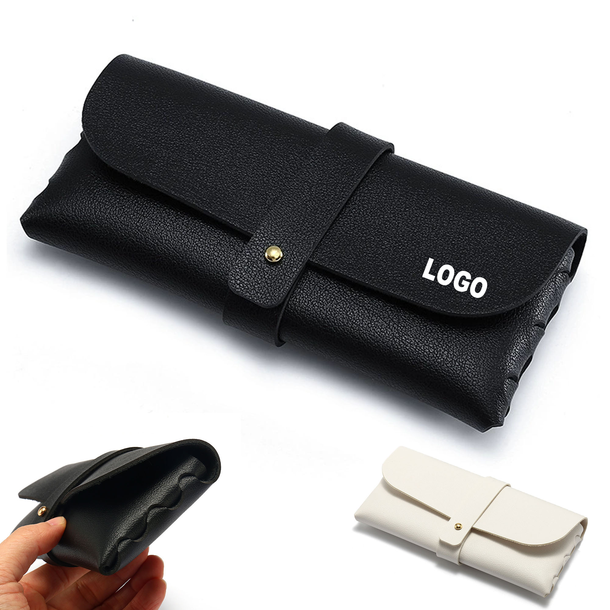 MOQ10 PU Leather Glasses Case 2